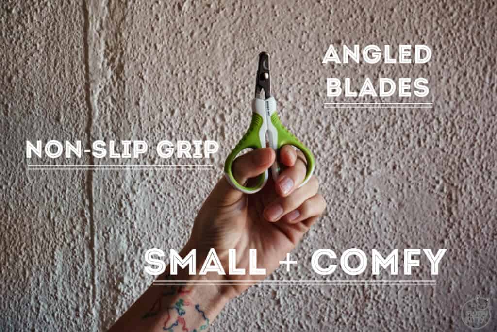 Shiny Pet Nail Clippers for Cats and Small Pets | Fluffy Kitty